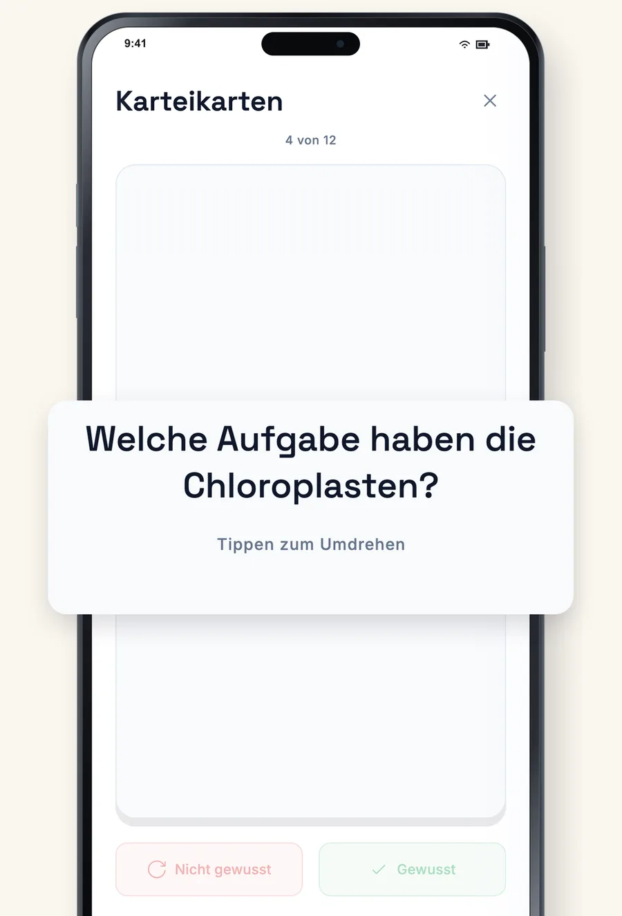 Abfragen statt nur nochmal lesen